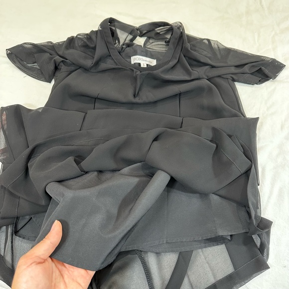 BCBGENERATION SHEER A-LINE DRESS - Picture 6 of 9